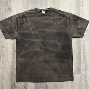 VTG Sun Faded Black Short Sleeve T Shirt Y2K Grunge Unisex Fader Distressed XL